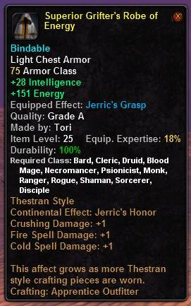 Superior Grifters Robe of Energy